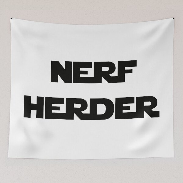 Item preview, Nerf Herder (Black Version) designed and sold by DafyddEm.