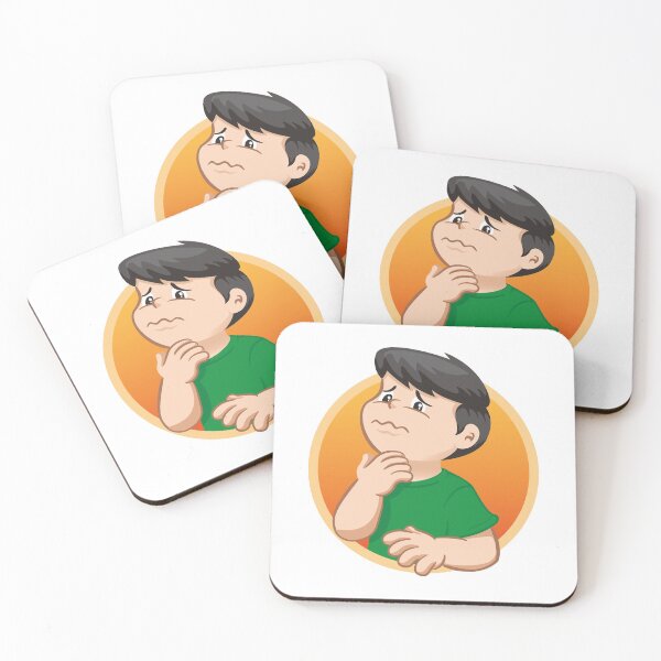 Item preview, Illustration depicts a child character with sore throat, symptom of illness designed and sold by LucianoCosmo.