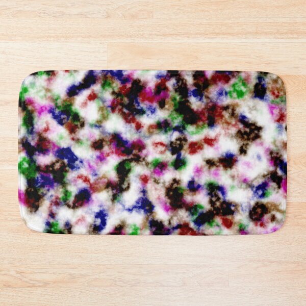 Item preview, Fuzzy Abstract Pink Blue Red Green and Black designed and sold by MarkUK97.