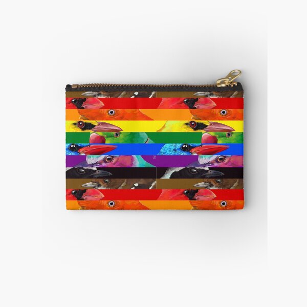 Item preview, LGBTQIA Pride Birds - Black and Brown designed and sold by Haliaeetus.