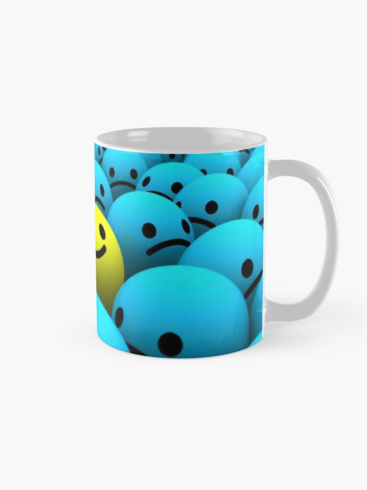 Flower Smiley Face Preppy Ceramic Mug 11oz Ceramic coffee mug Gift