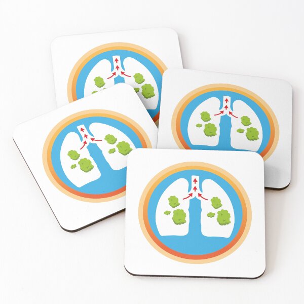 Item preview, Illustration depicts a lung with phlegm, mucus being spelled designed and sold by LucianoCosmo.