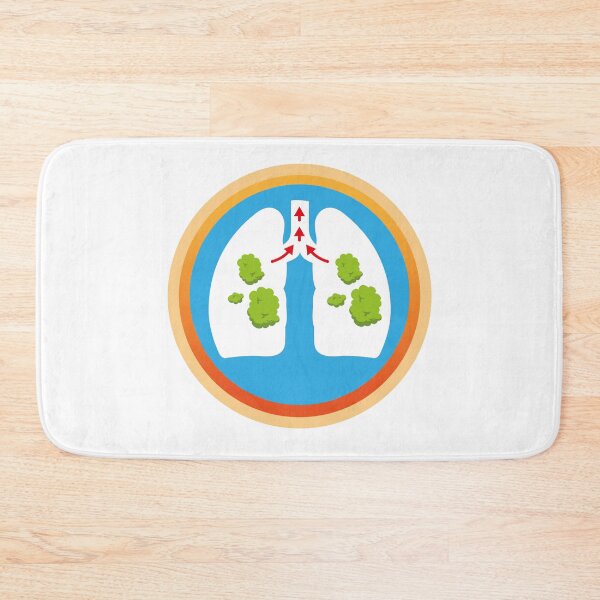 Item preview, Illustration depicts a lung with phlegm, mucus being spelled designed and sold by LucianoCosmo.