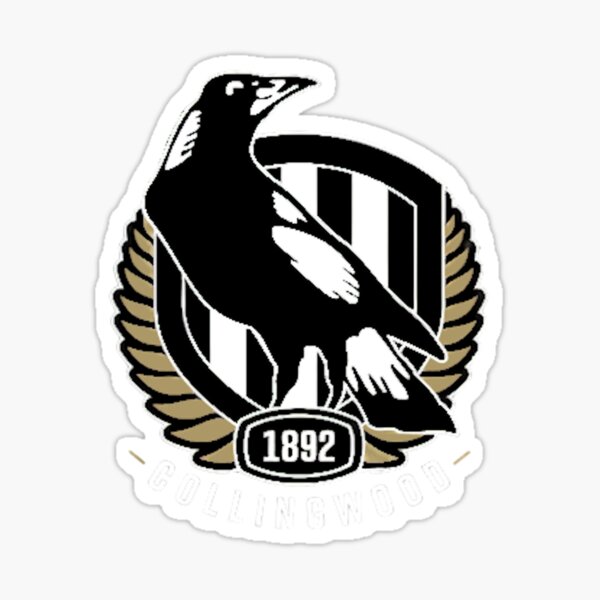 Collingwood football club 1892 - AFL - CFC - Aussie football Sticker