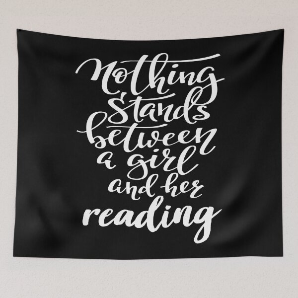 Item preview, Nothing Stands Between A Girl And Her Reading designed and sold by ProjectX23.