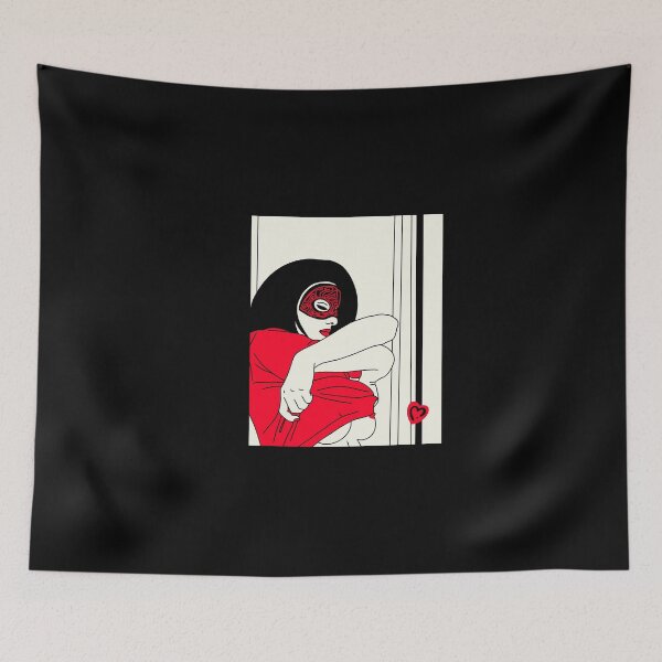 Item preview, Seductive girl in a mask T-shirt designed and sold by SEX.FASHION.LIFE SFL.