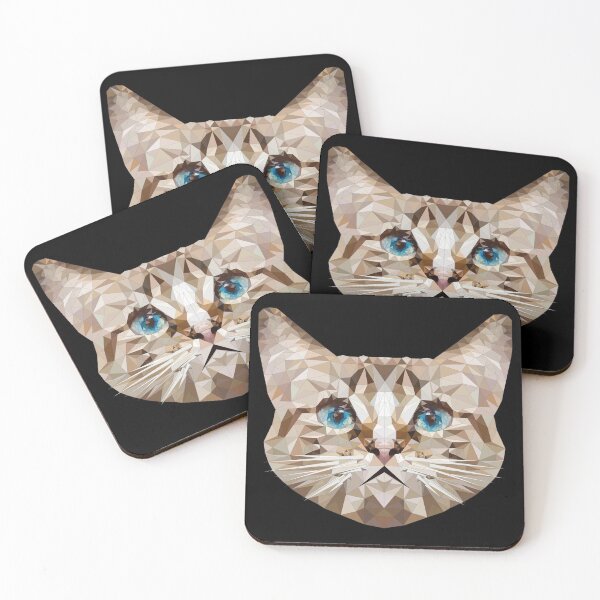 Item preview, Cat polygon kitten designed and sold by POD-Design.