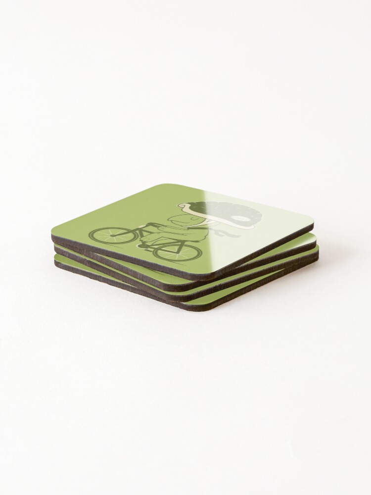 Thumbnail 4 of 5, Coasters (Set of 4), Turtle Fast Ride designed and sold by hamzast7.