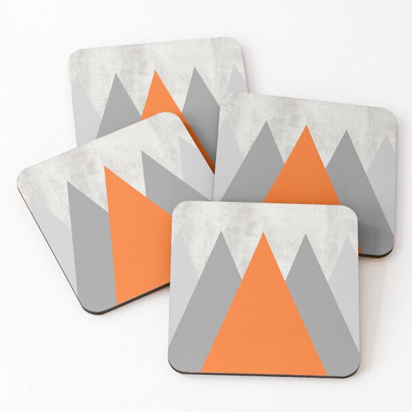 Item preview, Grey - Orange Mountains designed and sold by sylviabosky.
