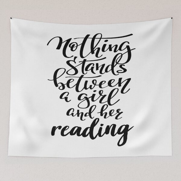 Item preview, Nothing Stands Between A Girl And Her Reading designed and sold by ProjectX23.