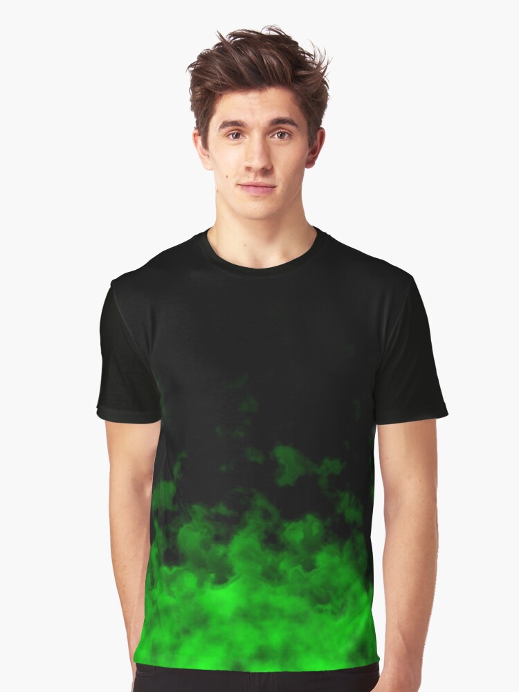 Green Smoke Black T-Shirt