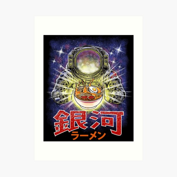 Astro Ramen Art Print