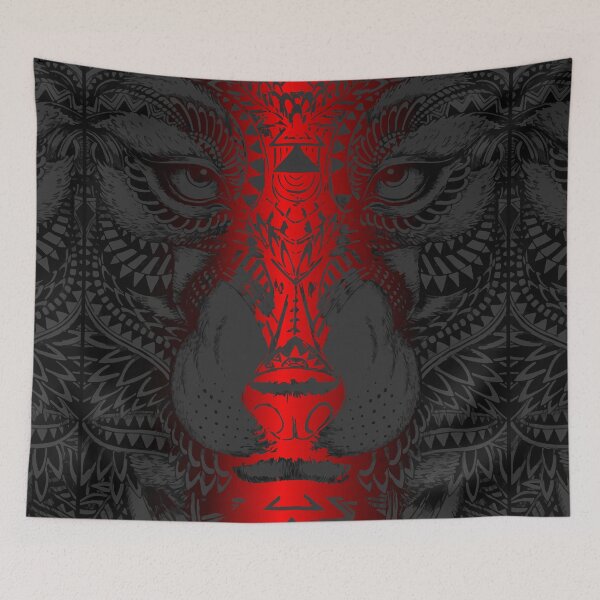 Item preview, TRIBAL WOLF  designed and sold by johnnyssandart.