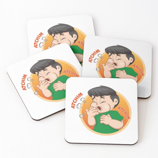 Item preview, Illustration depicts a child character giving sneezing, allergy, rhinitis, flu. Ideal for health and institutional information designed and sold by LucianoCosmo.