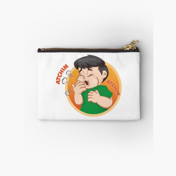 Item preview, Illustration depicts a child character giving sneezing, allergy, rhinitis, flu. Ideal for health and institutional information designed and sold by LucianoCosmo.