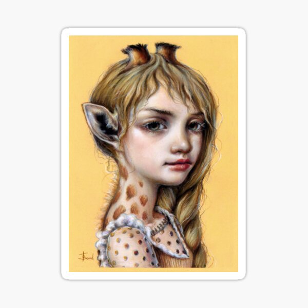 Item preview, Giraffe Girl designed and sold by tanyabond.