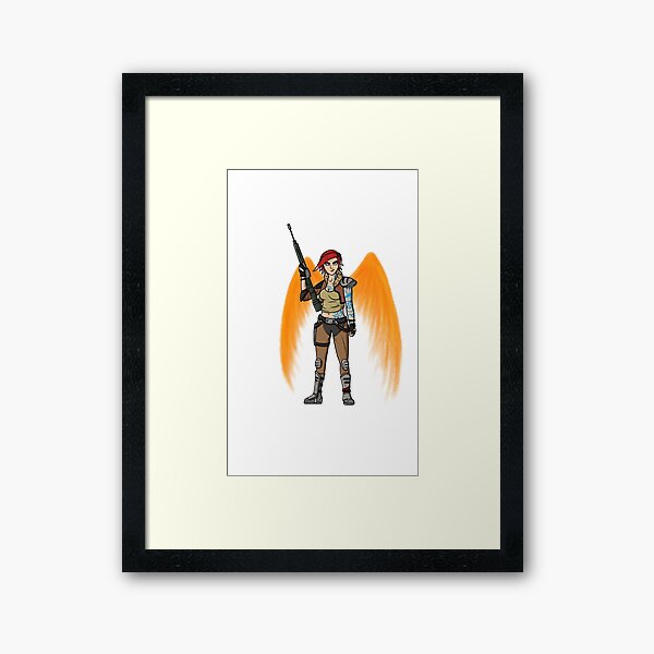 Borderlands 3 Lilith with wings Framed Art Print