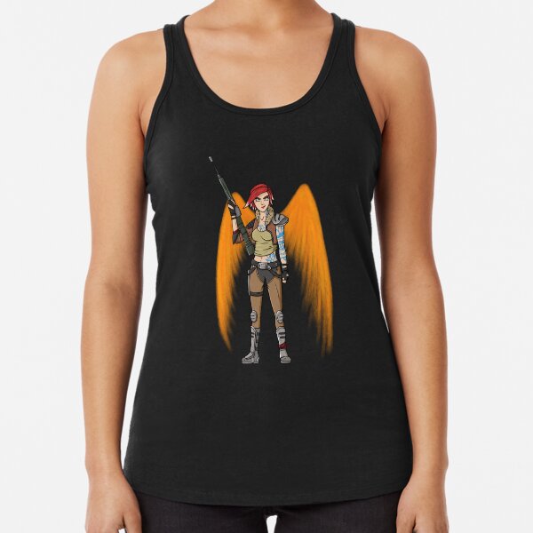 Borderlands 3 Lilith with wings Racerback Tank Top