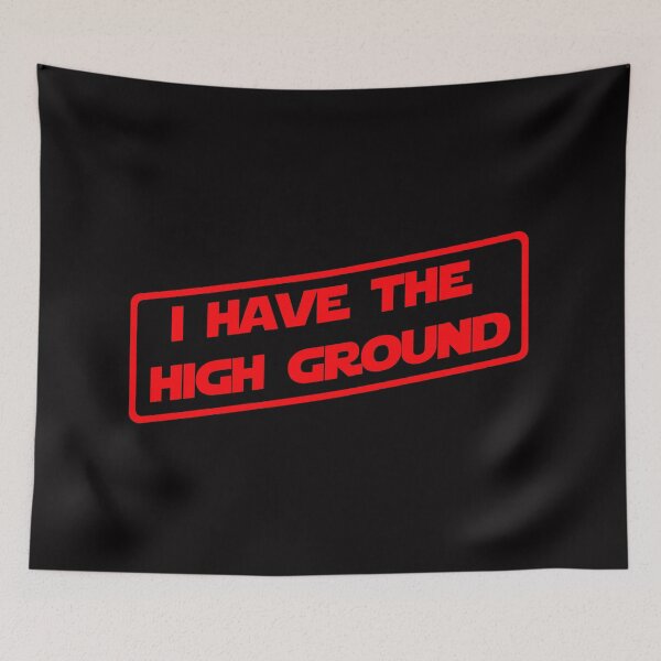Item preview, I have the high ground (Red Version) designed and sold by DafyddEm.