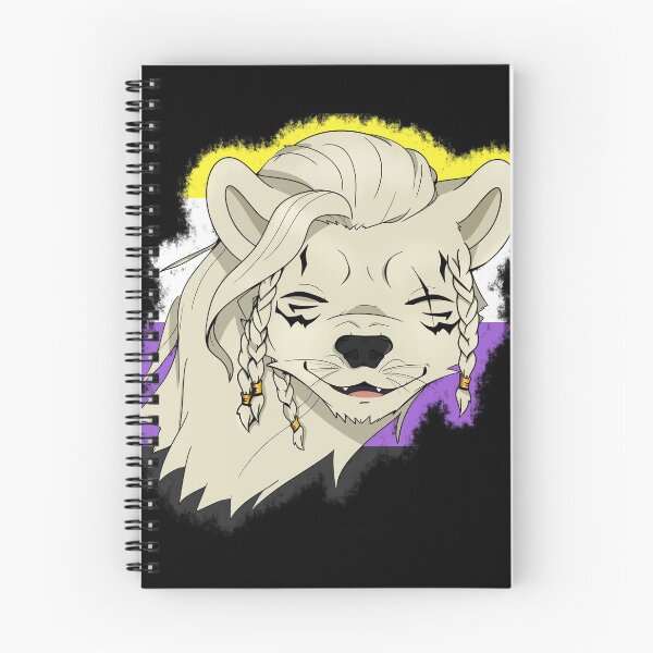 Item preview, Dark BG Ajani ENBY - Noah Black designed and sold by inkusalters.