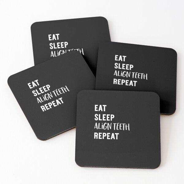 Item preview, Funny Orthodontics Gift Eat Sleep Align Teeth Dental humor designed and sold by Akmloza.
