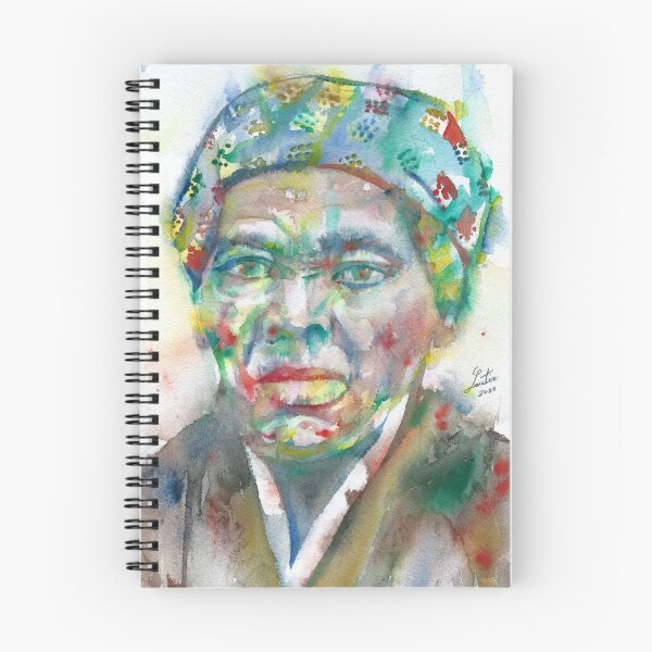 Item preview, HARRIET TUBMAN watercolor portrait.1 designed and sold by lautir.