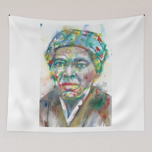 Item preview, HARRIET TUBMAN watercolor portrait.1 designed and sold by lautir.
