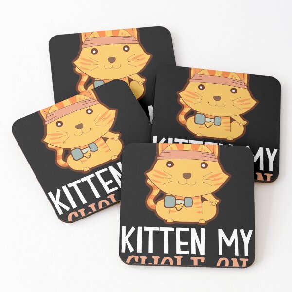Item preview, Kitten My Swole On Cat print, Gym product, Workout graphic designed and sold by Lisbob.