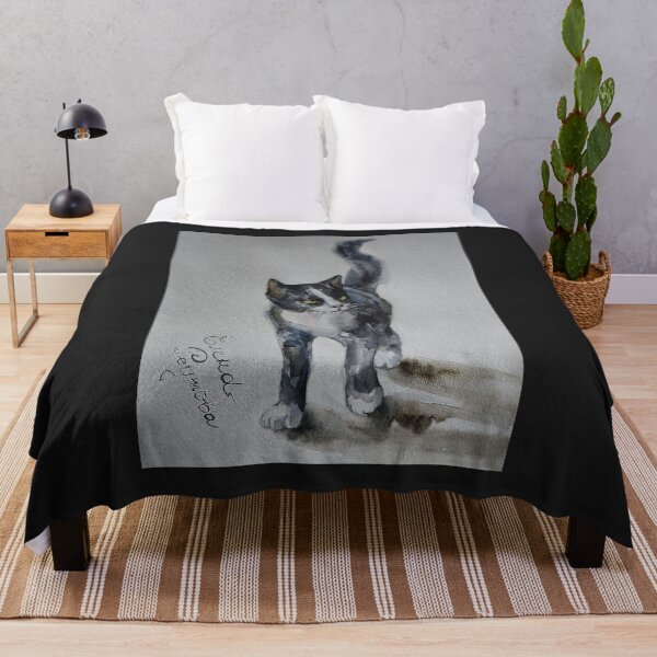Item preview, Black cat watercolor for exclusive items. designed and sold by Elena Reutova.