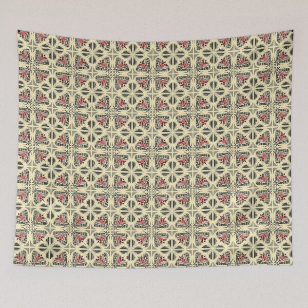 Item preview, Harnessed Tiger Moth Tile  designed and sold by Birdqueen.