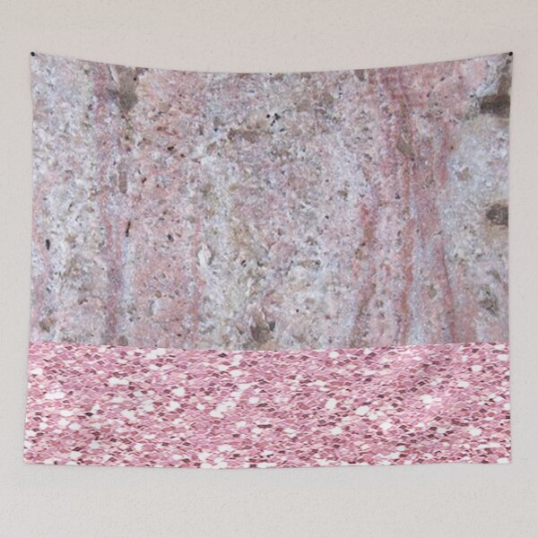 Item preview, Rose glitter and violet marble designed and sold by marbleco.