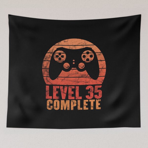 Item preview, Level 35 Complete Vintage Shirt 35th Wedding Anniversary Tee designed and sold by Orange Pieces.