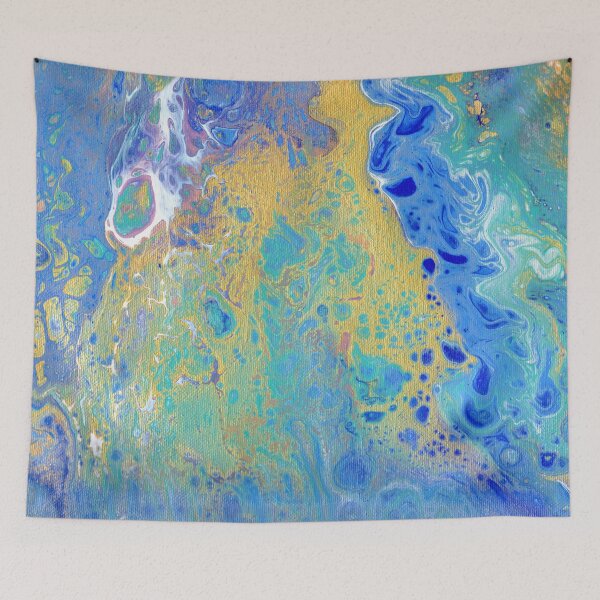 Aperçu de l'œuvre Unicorn Palette Fluid Art Peinture créée et vendue par peonypours.