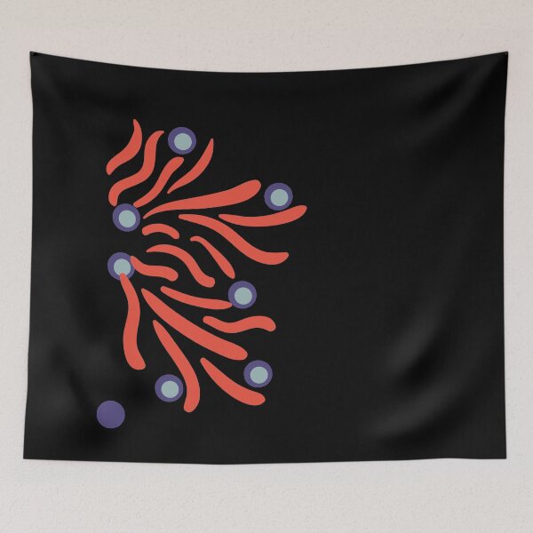 Item preview, coral inspired abstract illustration designed and sold by rysunki-malunki.