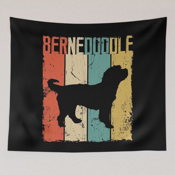 Item preview, Bernedoodle Dog Vintage Retro Style designed and sold by rafaeltto.