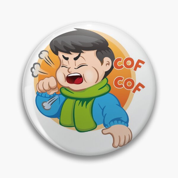 Item preview, Illustration depicts a child character with cough wearing scarf and blouse designed and sold by LucianoCosmo.