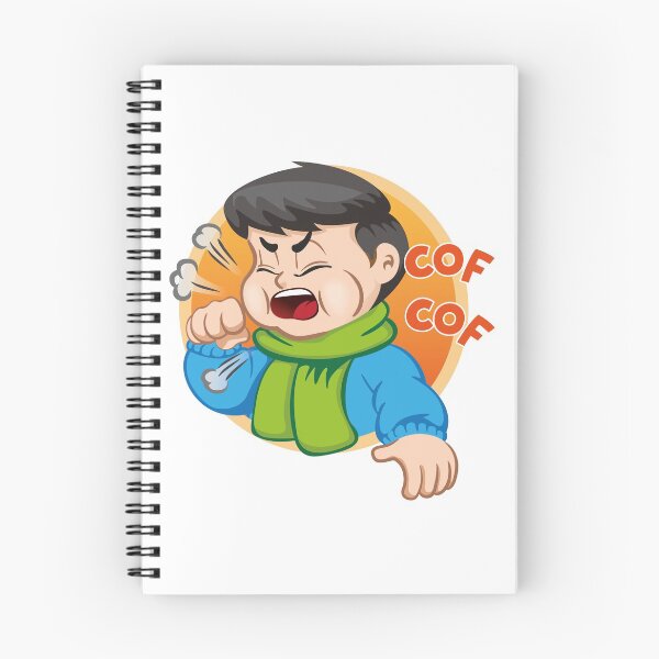 Item preview, Illustration depicts a child character with cough wearing scarf and blouse designed and sold by LucianoCosmo.