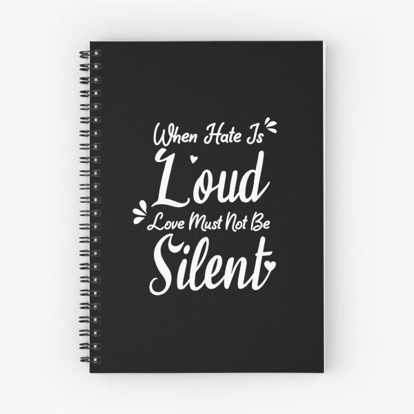 Item preview, When Hate is Loud Love Must Not Be Silent designed and sold by ELmezz.