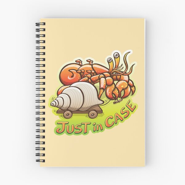 Item preview, Wary hermit crab going out of its shell but not too far away, just in case designed and sold by Zoo-co.