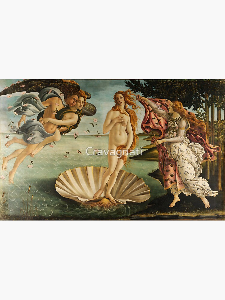 "La Nascita di Venere by Sandro Botticelli / The Birth of Venus" Sticker by Cravagnati Redbubble