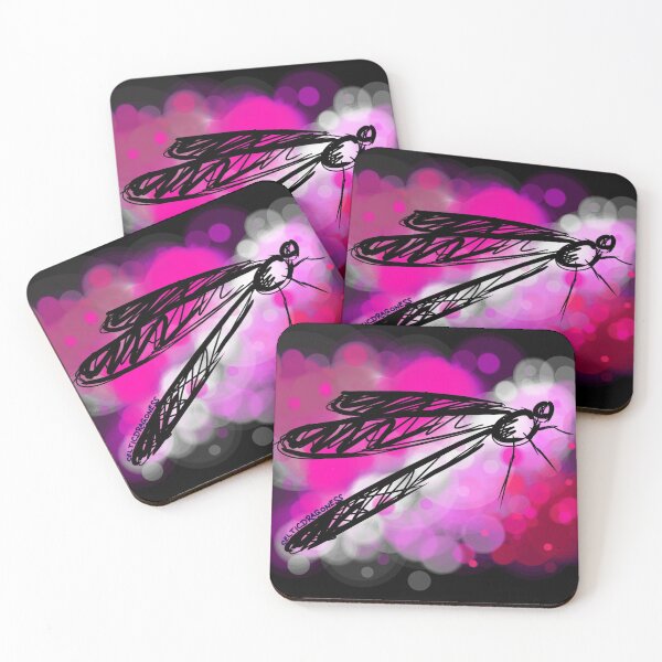 Item preview, Lesbian Pride Dragonfly designed and sold by CelticDragoness.