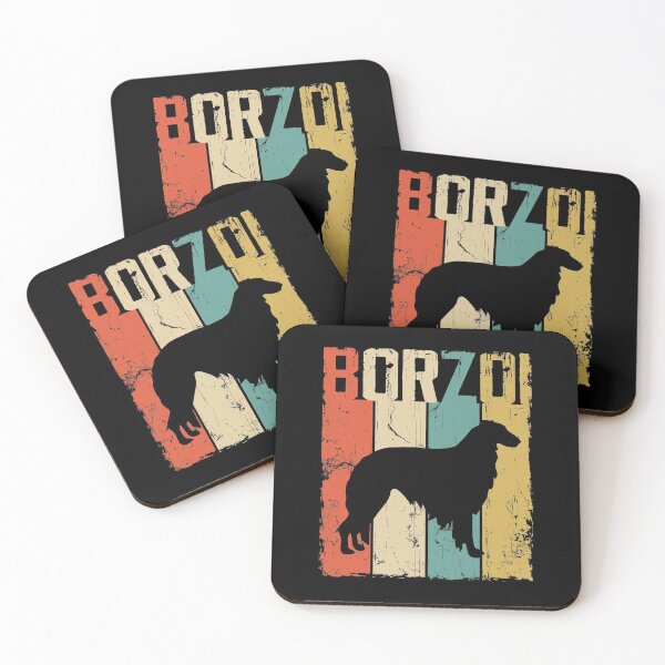 Item preview, Borzoi Dog Vintage Retro Style designed and sold by rafaeltto.