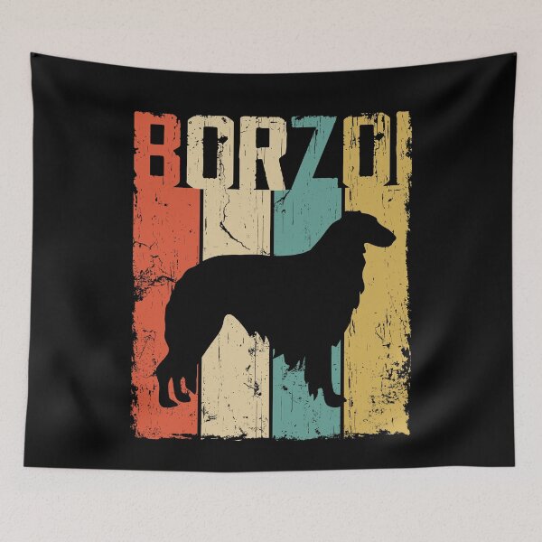 Item preview, Borzoi Dog Vintage Retro Style designed and sold by rafaeltto.