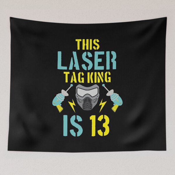 Item preview, This Laser Tag King Is 13 13th Birthday Recreational Gift designed and sold by haselshirt.