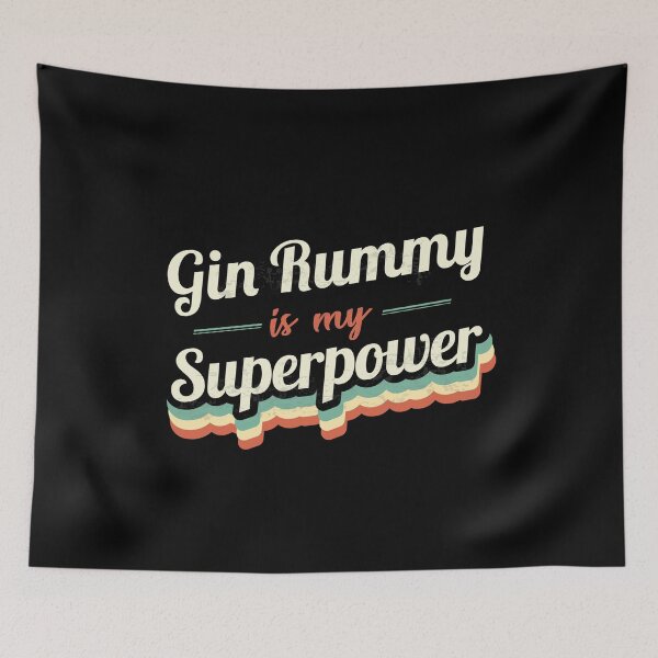 Item preview, Gin Rummy is my Superpower  designed and sold by Custom365.