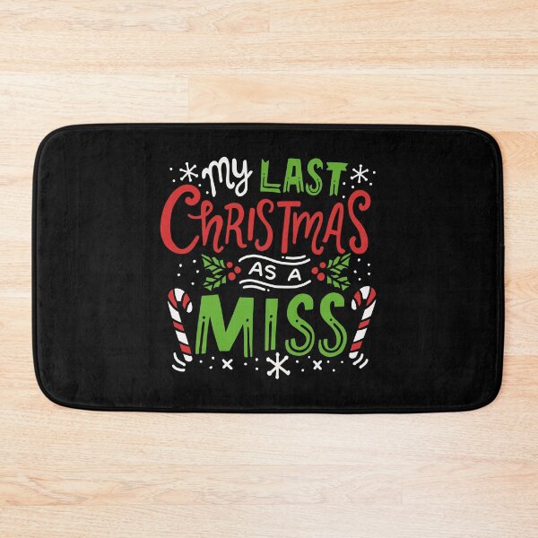 Item preview, My Last Christmas As A Miss Engaged Fiance Wedding designed and sold by haselshirt.