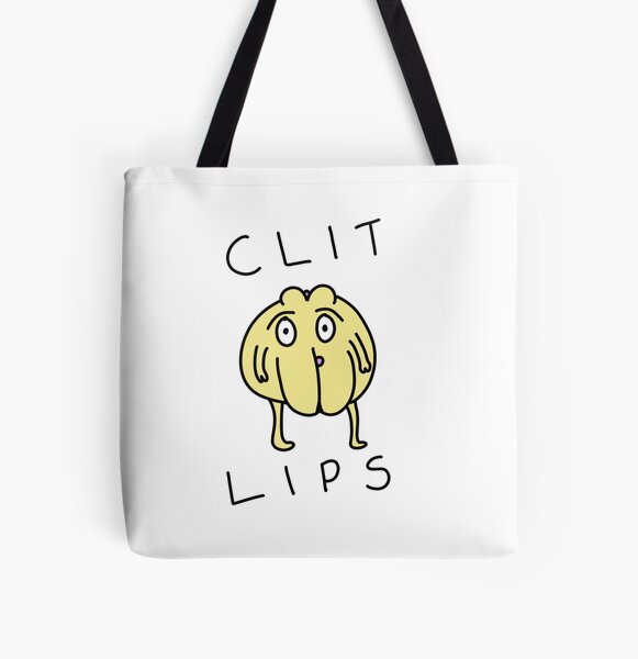 Clit Lips Meme All Over Print Tote Bag