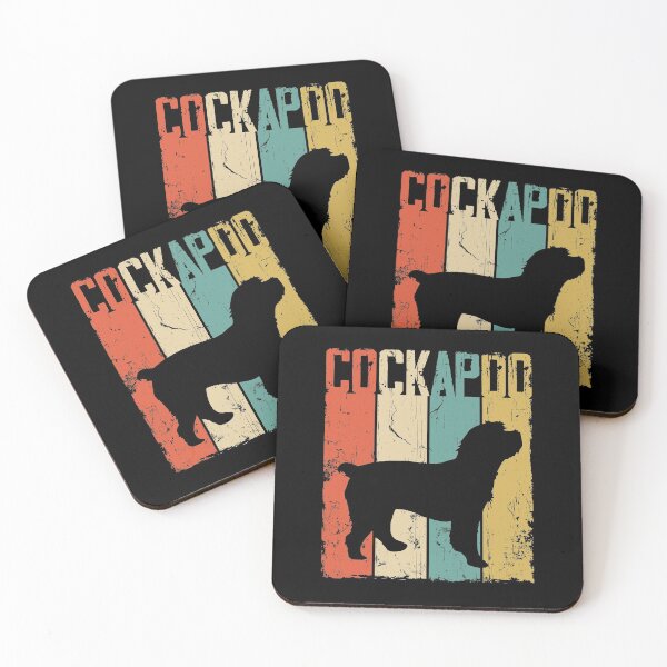 Item preview, Cockapoo Dog Vintage Retro Style designed and sold by rafaeltto.