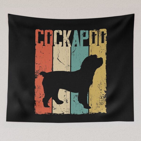 Item preview, Cockapoo Dog Vintage Retro Style designed and sold by rafaeltto.