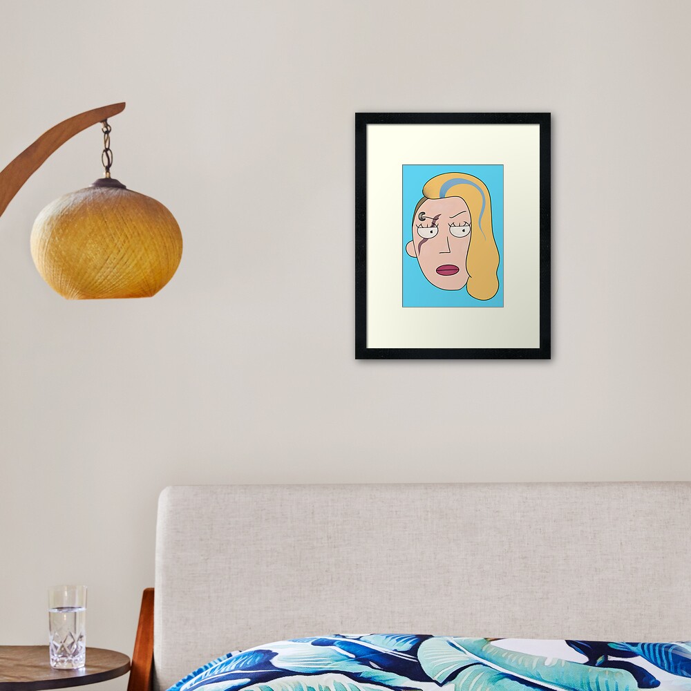 Clone beth Framed Art Print